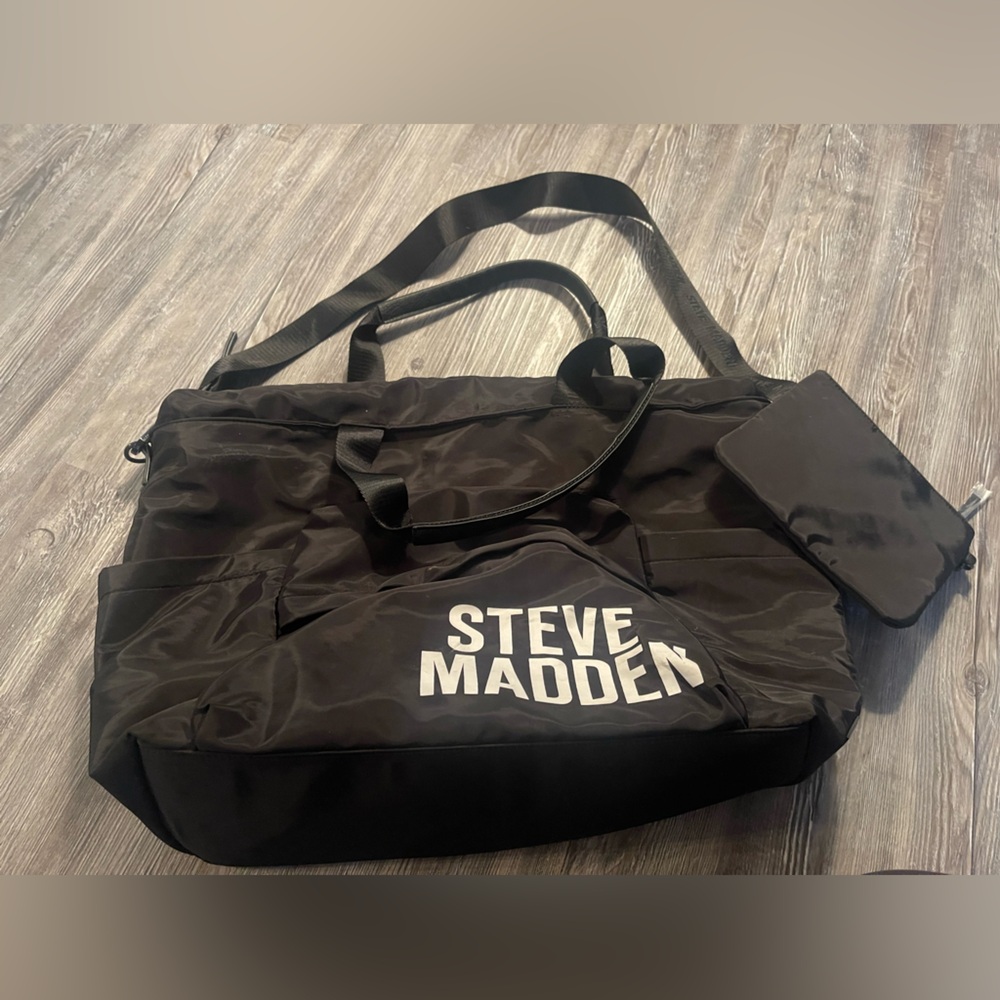 Steve Madden black duffle bag (size of weekender)